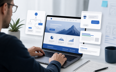 AI-gestütztes Webdesign, das verkauft: Der 90-Tage-Plan für Automatisierung, AEO & Tool-Auswahl (ohne Budget-Fallen)