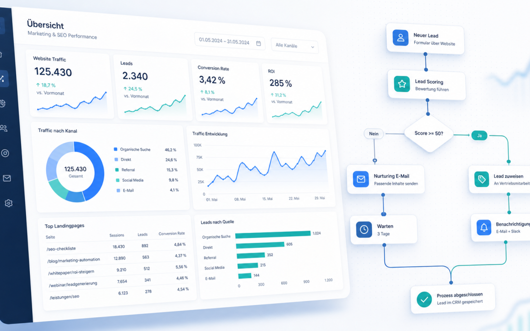 Marketing & SEO automatisieren: Der praxisnahe Workflow-Blueprint für mehr Leads, bessere Rankings und messbaren ROI