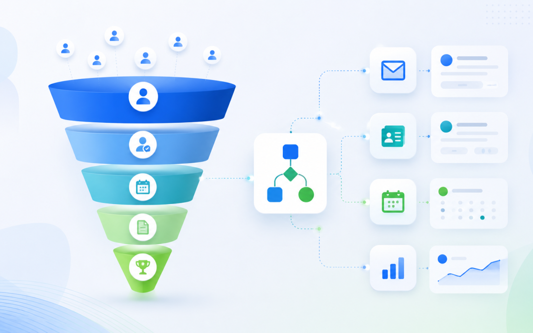 Mehr Leads, weniger Handarbeit: So automatisierst du deinen Sales-Funnel mit Workflow-Tools, CRM und Conversion-Optimierung