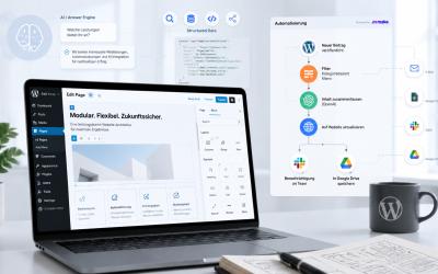 AEO + Automatisierung im Webdesign: So baust du einen Workflow, der in ChatGPT & Co. gefunden wird (ohne mehr Content-Stress)