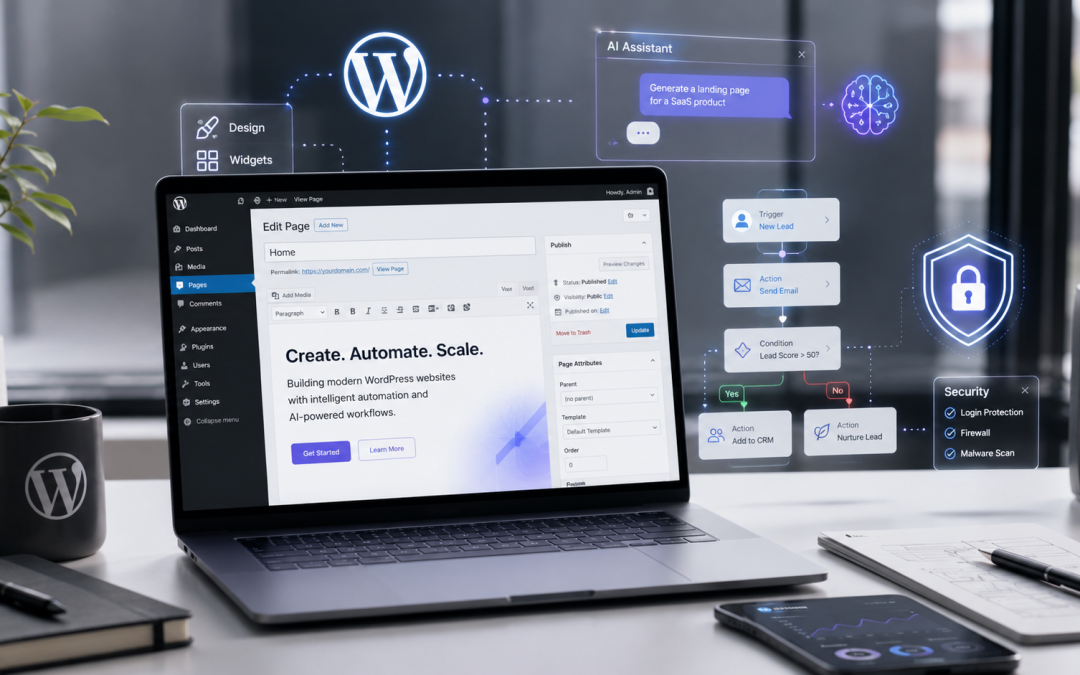 Tools, AI & Webdesign: So automatisierst du Leads, Content und Support (ohne Sicherheits-Chaos)