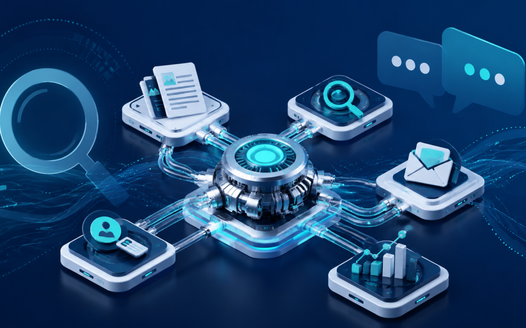 AEO & SEO in 2026 automatisieren: So baust du eine „Answer-Ready“ Content- und E-Mail-Engine mit CRM, KI-Suche und Workflows