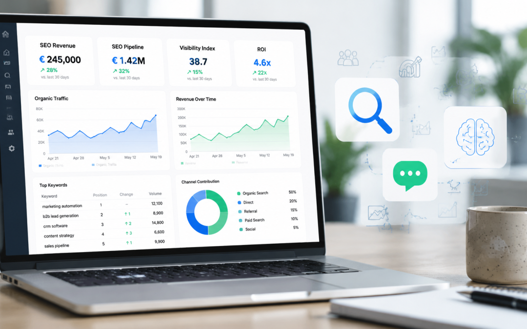SEO-ROI in 2026 sauber messen: So baust du ein Modell, das AI Search, Content-Revenue und CRM-Daten verbindet