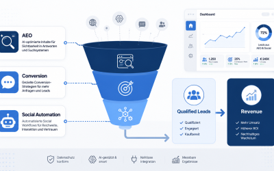 Mehr Leads in 30 Tagen: AEO + Conversion-Optimierung + Social-Automation als skalierbares Sales-System (2026)